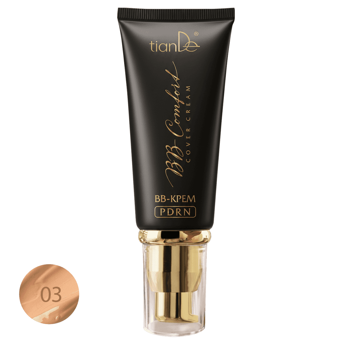 BB-крем c PDRN «Комфортное покрытие», корица, тон 3
