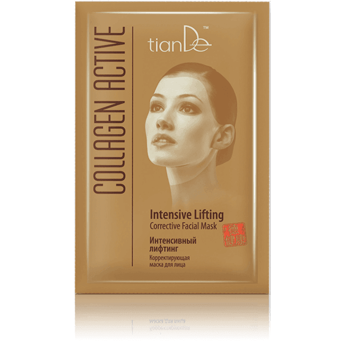 Корректирующая маска для лица "Интенсивный лифтинг" Collagen Active - view 1
