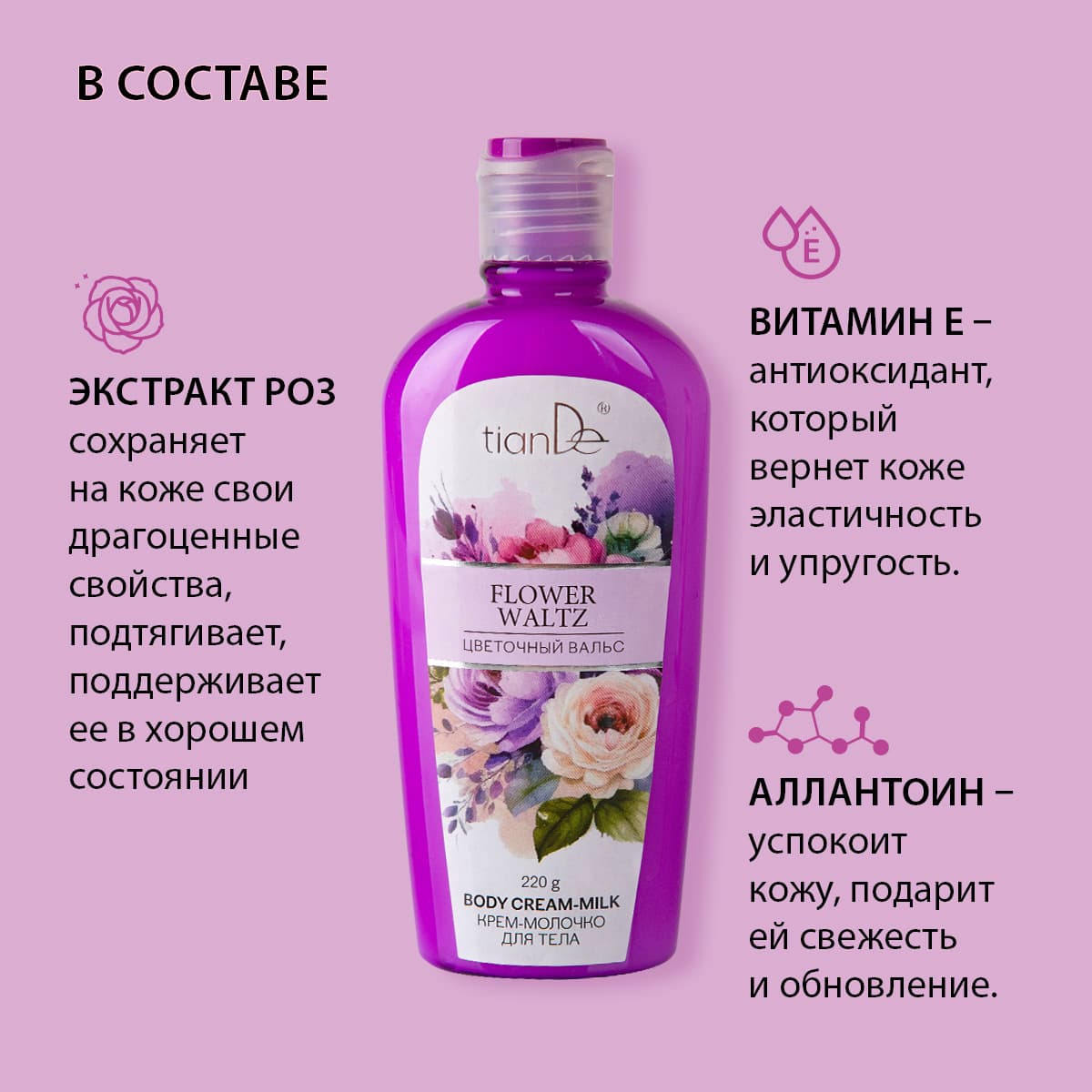 Крем-молочко для тела «Цветочный вальс» - view 2